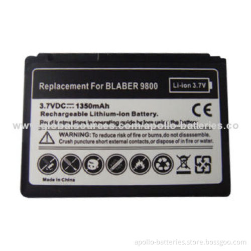High Capacity Mobile Phone Battery, 1,350mAh for Blackberry Torch 9800/Torch 2